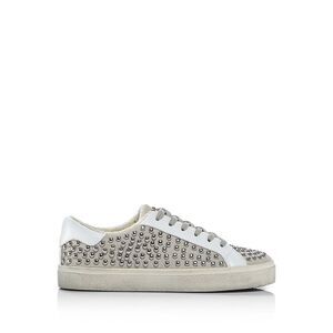 AQUA Womens Beige Tess Toe Platform Slip On Leather Athletic Sneakers 9.5 M